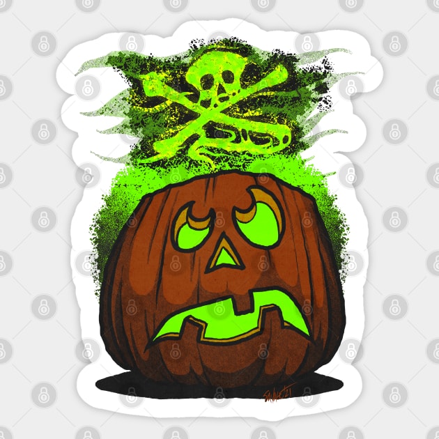 FrightFall2021: Poison Sticker by Chad Savage